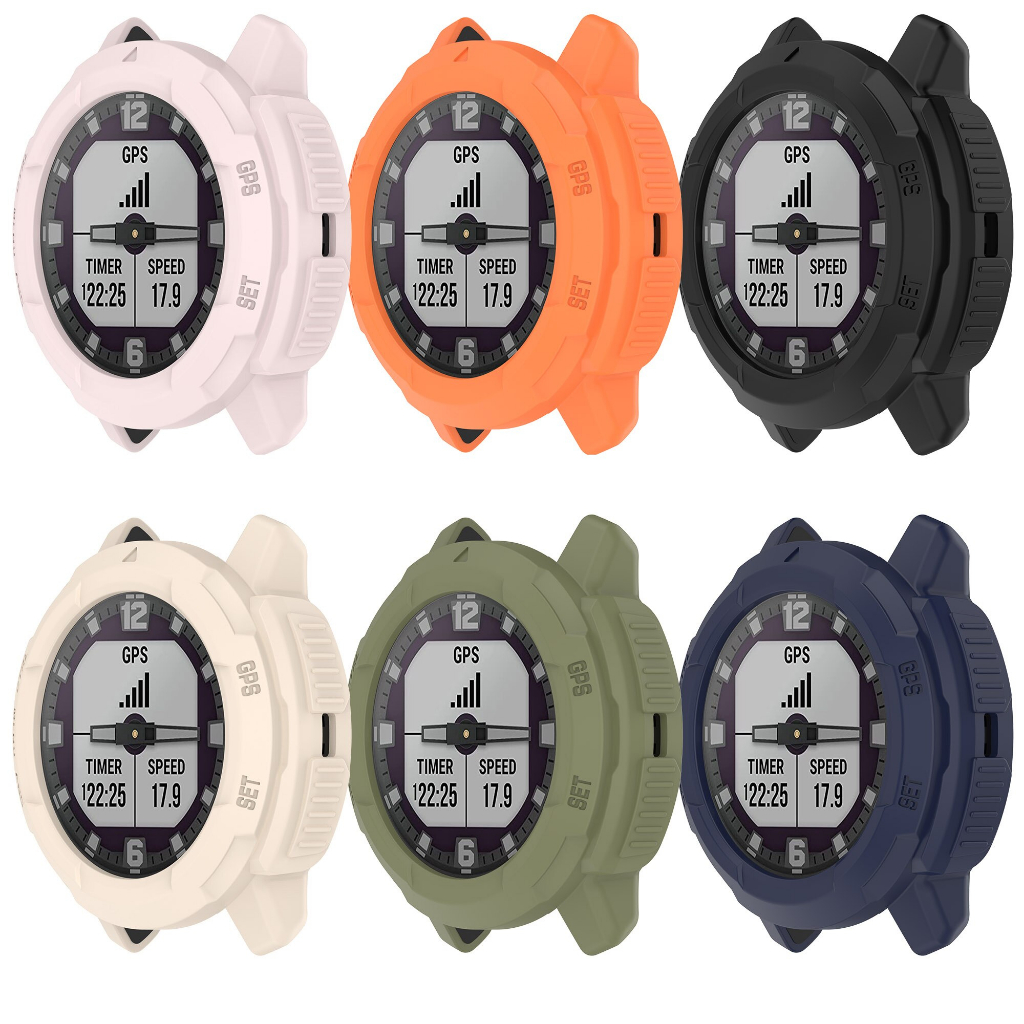 ซิลิโคนกันรอย เคสกันรอย Garmin Vivomove trend / Instinct Crossover soft silicone case