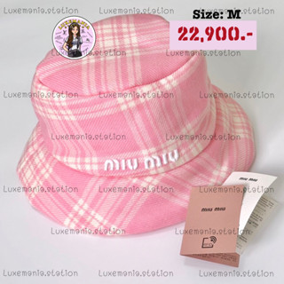 👜: New!! Miu Miu Bucket hat ‼️ก่อนกดสั่งรบกวนทักมาเช็คสต๊อคก่อนนะคะ‼️