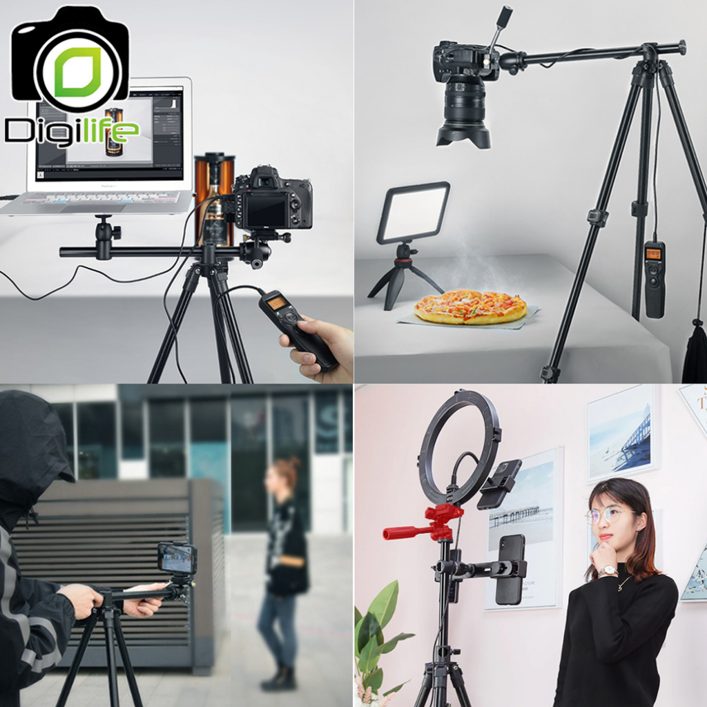 QZSD Tripod รุ่น Q202F ขาตั้ง ขาตั้งกล้อง อเนกประสงค์  กลับหัว , Top View , พาโนราม่า , ถ่ายรูป , ถ่ายวิดีโอ