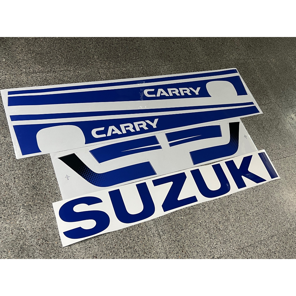 สติ๊กเกอร์แบบดั้งเดิม ติดรถ ALL NEW SUZUKI CARRY ปี 2019 sticker ติดรถ แต่งรถ ซูซุกิ