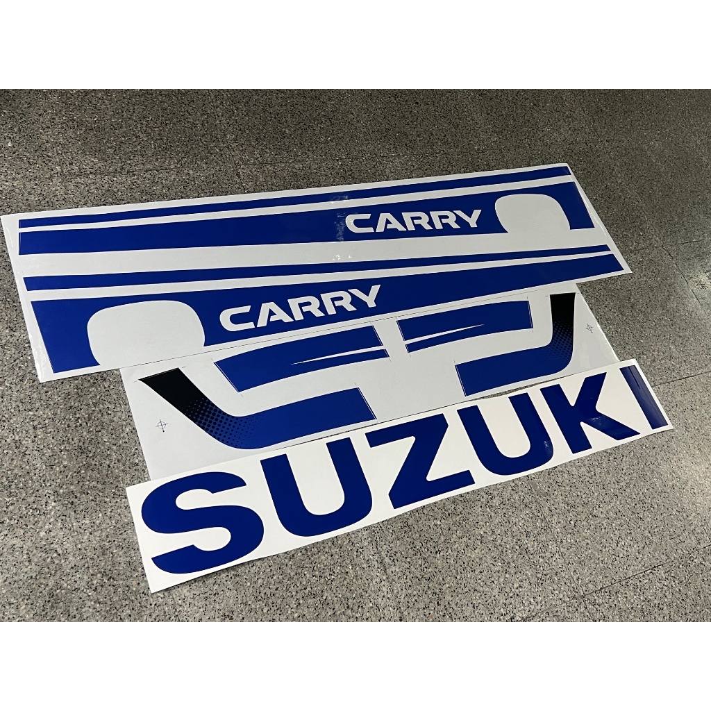 สติ๊กเกอร์แบบดั้งเดิม ติดรถ ALL NEW SUZUKI CARRY ปี 2019 sticker ติดรถ แต่งรถ ซูซุกิ