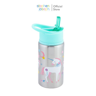 Stephen joseph ขวดน้ำเด็กแสตนเลสใส่น้ำเย็น ยอดนิยมจากอเมริกา ขวดน้ำไปโรงเรียน STAINLESS STEEL WATER BOTTLES UNICORN