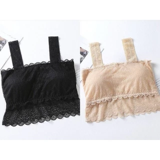 เสื้อซับในลูกไม้ มีฟองน้ำ ผ้านุ่ม ซับในลูกไม้ LB-850 3 สี