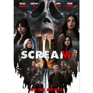 DVD หนังใหม่ หนังดีวีดี เสียงไทยมาสเตอร์ Scream VI หวีดสุดขีด 6