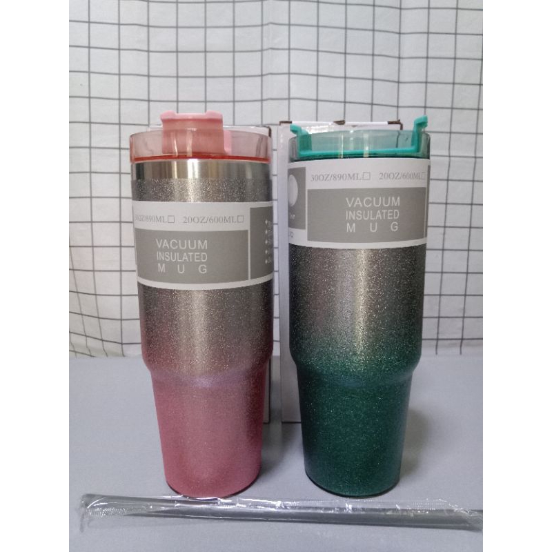 แก้วเยติ แก้วเพชร เก็บอุณหภูมิ (ชมพู) 890 ml / 30 oz