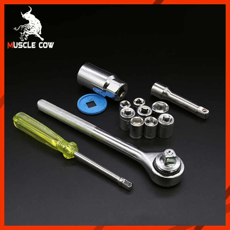 MUSCLE COW ชุดประแจบล็อก 40 ชิ้น เอนกประสงค์ สำหรับติดบ้าน และรถ พร้อมกล่องกันกระแทกอย่างดี - รูปที่ 2