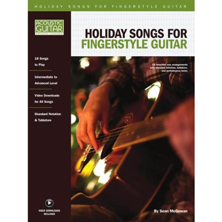 Holiday Songs for Fingerstyle Guitar Acoustic Guitar Private Lessons Series  Audio &amp; Video Downloads (HL00302007)