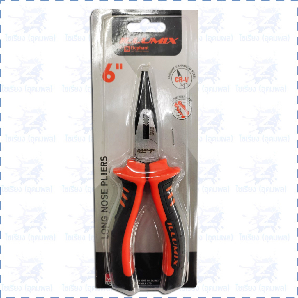 รวมอุปกรณ์ช่าง Illumix ตราช้าง ไขควง คีม ประแจ ตลับเมตร Screwdriver Wrench Pliers Measuring Tape