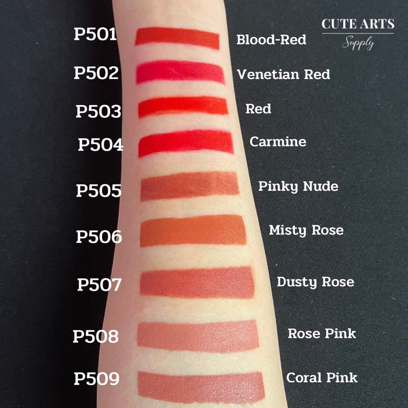 สีสักปาก GM เนื้อสีแน่น ติดดี ติดง่าย พร้อมส่ง