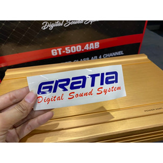 GRATIA GT-500.4AB เกาหลีแท้ แรง ใส้สวยๆ ขับเสียงกลาง 8ดอก แหลม 8ดอก ได้สบายๆ ไม่ตัด