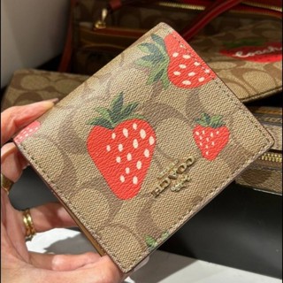 Coach Snap Wallet กระเป๋าสตางค์ใบเล็ก สวย