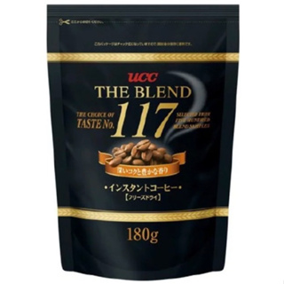 UCC The Blend Taste No.117 Instant Coffee 180g. ยูซีซี เดอะเบลนด์เทส กาแฟสำเร็จรูป No.117 180กรัม.