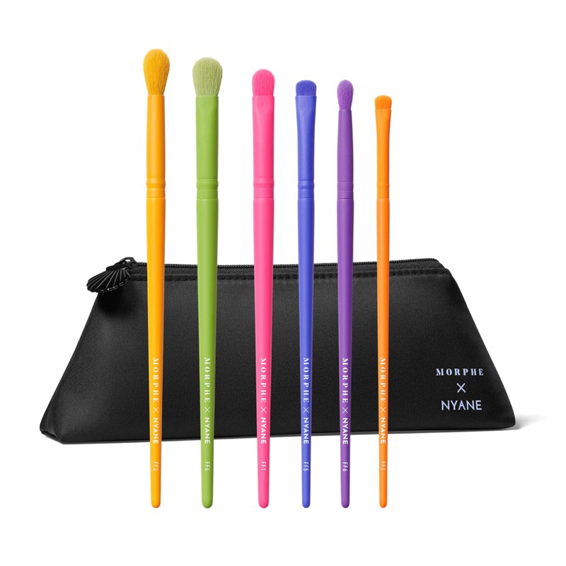 พร้อมส่ง แปรงแต่งหน้า MORPHE X NYANE VIBRANT BLENDS 6-PIECE EYE BRUSH SET