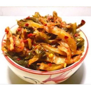 ผักดอง พร้อมทานขนาด 1กิโล อาหารอยูนาน รสชาติ เผ็ดน้อยเปรี้ยว…