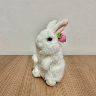 ตุ๊กตากระต่ายสีขาว กระต่ายเหมือนจริง กระต่าย กระต่ายน่ารัก Rabbit stuffed plush toy Rabbit ตุ๊กตาสัตว์เหมือนจริง BUNNY