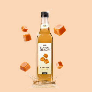 ไซรัป Flavor Library Caramel 750 Ml.