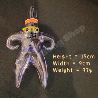 ใหม่ 🆕 พร้อมส่ง 🌟 Starfish Pipe Glass pipe 🔥 หลอดดูดแก้วรูปปลาดาว