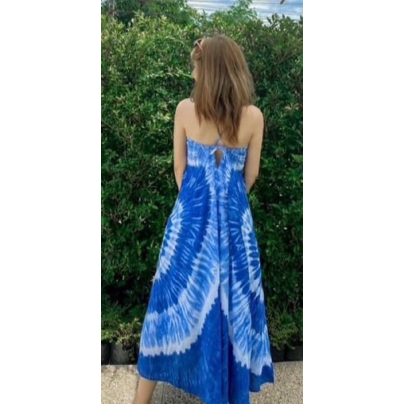 เดรสยาวผ้ามัดย้อมสีพาสเทล - รูปที่ 7