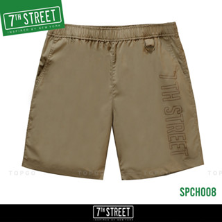 7th Street กางเกง ขาสั้น ผ้าทวิล รุ่น CHILL SHORT (กากี) SPCH008 ของแท้