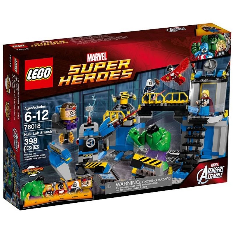 เลโก้​ LEGO Marvel Super Heroes 76018 Hulk Lab Smash