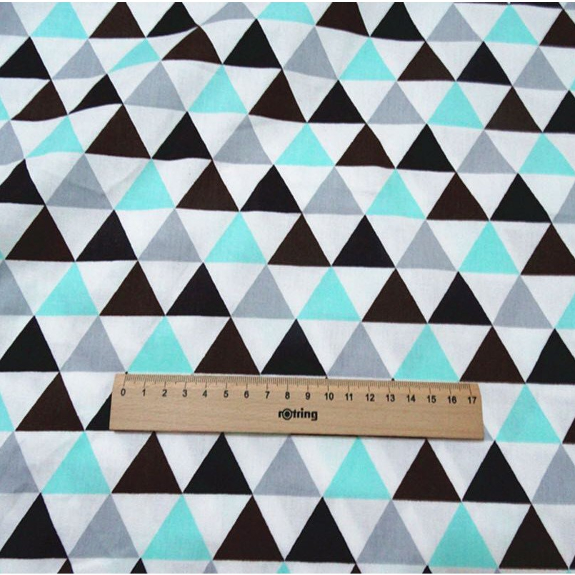 ผ้าคอตตอน 100% ทอทวิล ผ้าเมตร พิมพ์ลายสก๊อต พิมพ์ลายกราฟฟิค หน้ากว้าง1.6 เมตร