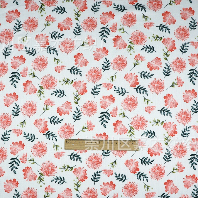 ผ้าคอตตอน 100% ทอทวิล ผ้าเมตร  หน้ากว้าง1.6 เมตร พิมพ์ลายยีราฟ กระต่าย ลายดอกไม้