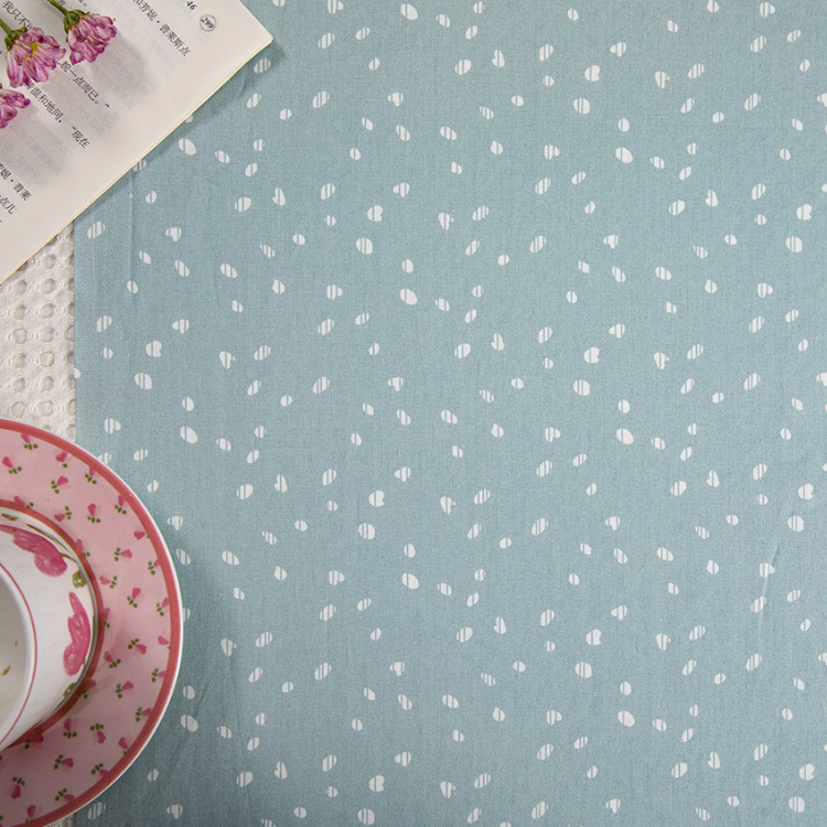 ผ้าคอตตอน 100% ทอทวิล ผ้าเมตร หน้ากว้าง 1.6 เมตร พิมพ์ลายดอกไม้