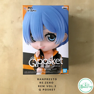 ❣️พร้อมส่ง❣️ Bandai(บันได) BANPRESTO Re:zero - starting life in another world Q POSKET-Rem (เรม รุ่นสอง)-VER.A