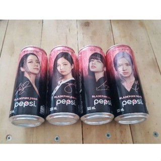 พร้อมส่ง🎀 งานสะสม Pepsi x BLACKPINK 4 กระป๋อง (325ml) (กระป๋องเปล่า)