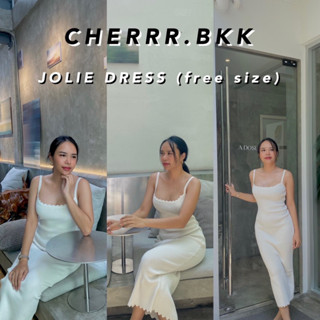 🔥พร้อมส่ง🔥 CHERRR.BKK | JOLIE DRESS (590฿) เดรสสายเดี่ยว เข้ารูป ใส่แล้วหุ่นดีม๊ากกกกกก