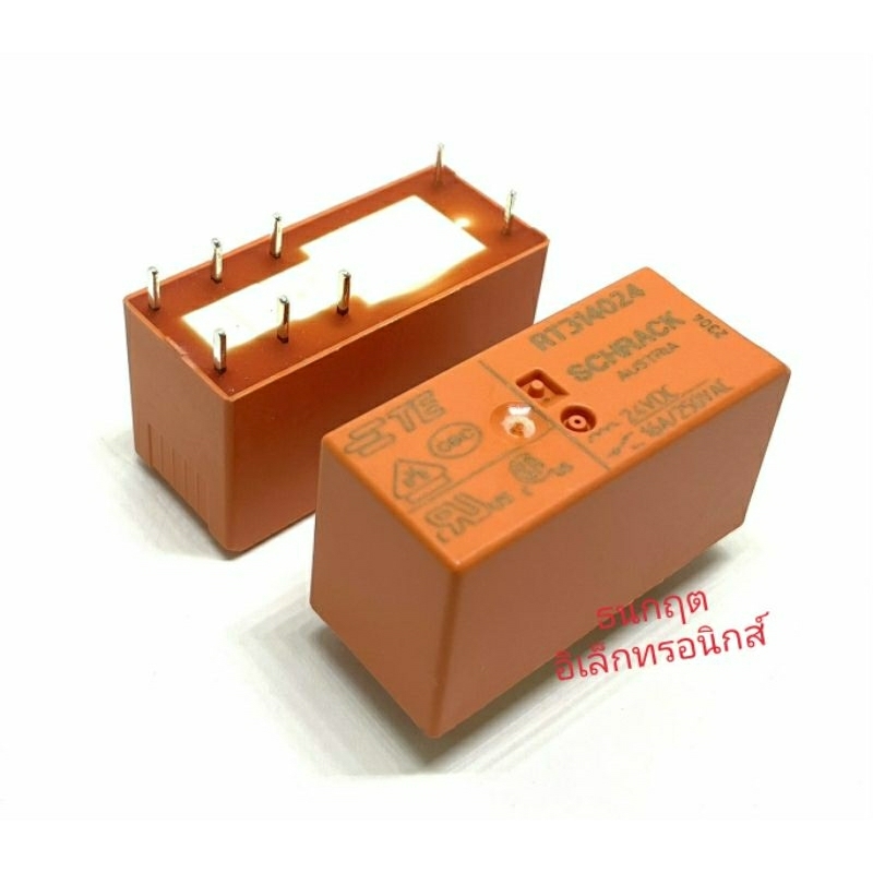 ￼รีเลย์ TE RT314024 24V 8 ขา 16A ของแท้ สินค้าพร้อมส่ง มีสต๊อกในไทย สินค้าออกบิลได้ สินค้ามีราคาขายส่ง