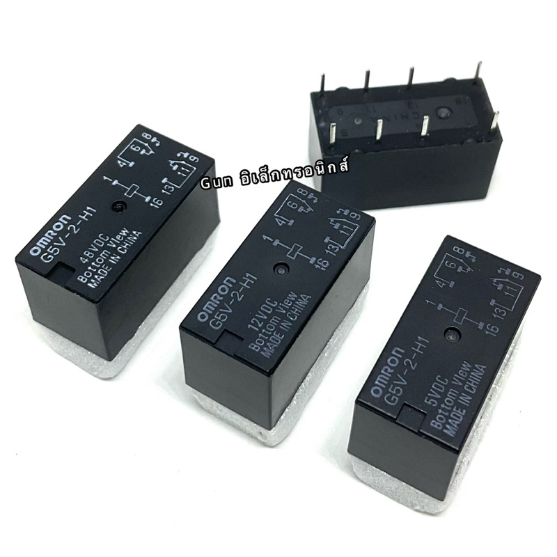 รีเลย์ G5V-2    5VDC 12VDC 24VDC 48VDC DC5V 12V 24V 8 Pin