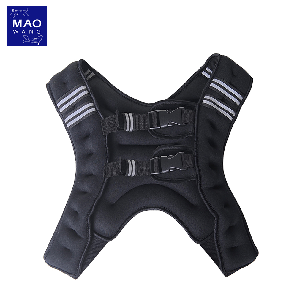 MAO เสื้อกั๊กถ่วงน้ำหนัก สำหรับออกกำลังกาย ขนาด 5 กก. และ 8 กก. Weighted Vest Strength Training