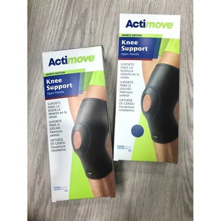 ซัพพอร์ตพยุงหัวเข่า ชนิดเปิดหัวเข่า Actimove knee support ป้องกันหรือลดการบาดเจ็บบริเวณหัวเข่าปวดเคล็ดในระดับไม่มาก