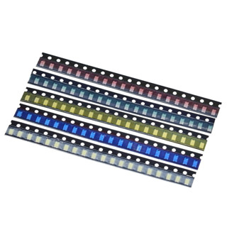 (10 ตัว) 0603 0805 1206 3528 5730 SMD LED light Package Red White Green Blue Yellow 1206 led kit