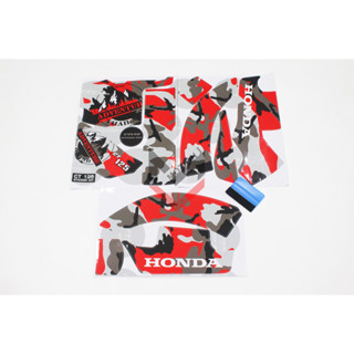 สติ๊กเกอร์ Trail Camo  สีเขียว แดง เทา น้ำตาล ตรงรุ่น Honda CT125