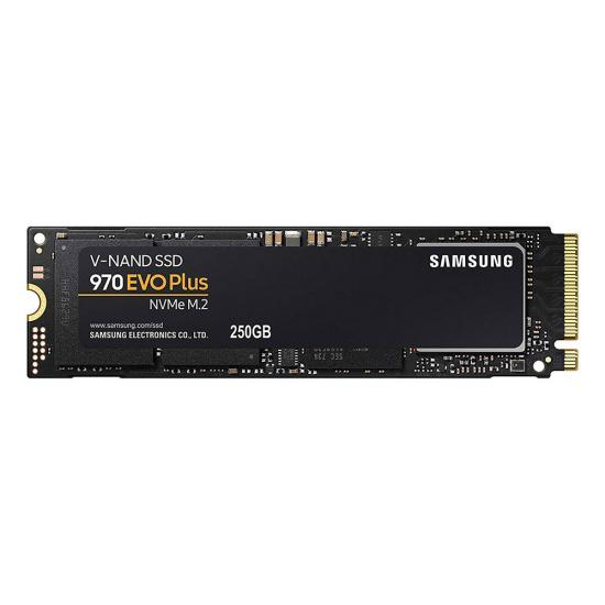 250 GB SSD (เอสเอสดี) SAMSUNG 970 EVO PLUS PCIe/NVMe M.2 2280 ใช้งานปกติ ประกันถึง12/2024