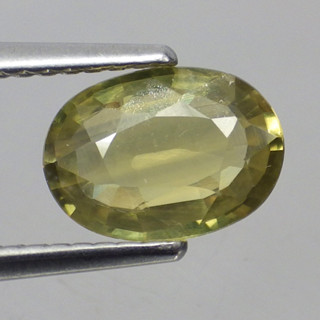 พลอย แซฟไฟร์ บุษราคัม แท้ ธรรมชาติ ( Natural Yellow Sapphire ) 1.07 กะรัต