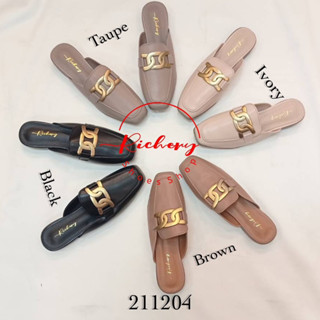 New!!!งานพรีเมี่ยม รองเท้าส้นสูง 1 นิ้ว งานแฟชั่น ประดับโลหะ…