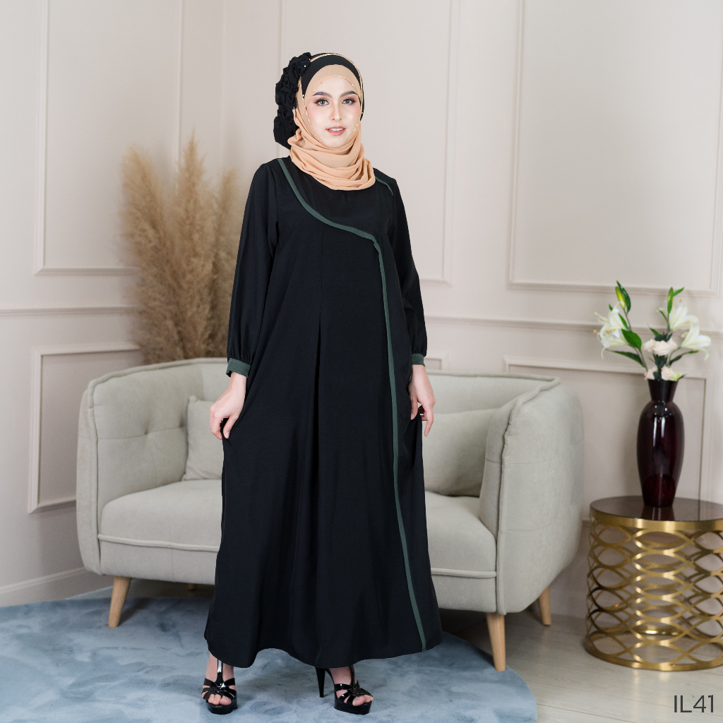 Dresses 199 บาท อาบาย่า แต่งกุ๊น  งานคอลเลกชั่นใหม่ของทางร้าน IL41วาริสมุสลิม Muslim Fashion