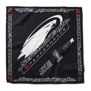 ผ้าเช็ดหน้าลิขสิทธิ์แท้ HARLEY-DAVIDSON Screamin Eagle Bandana