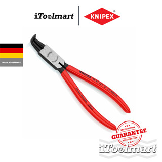 KNIPEX คีมหุบแหวนปากงอ 44 21 J21 SB ด้ามพลาสติก 19-60 mm.