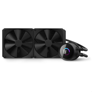 NZXT KRAKEN 240 / 280 LIQUID COOLING WITH LCD DISPLAY CPU COOLER rl-kn240-b1 - BLACK