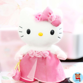 มือสอง Hello kitty Puroland Limited Dress Doll Lady Rose Sanrio plush doll year 2013 🇯🇵ตุ๊กตาคิตตี้