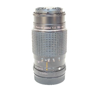 เลนส์มือหมุน ยี่ห้อ Asahi SMC Pentax-M 75-150mm f4 Zoom LensMount K ขนาดหน้าเลนส์ 49 มม