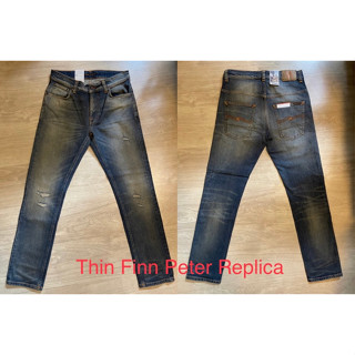 Nudie Jeans Thin Fin Peter Replica มือ 1 แท้ 100% มี Book Tag ครบ