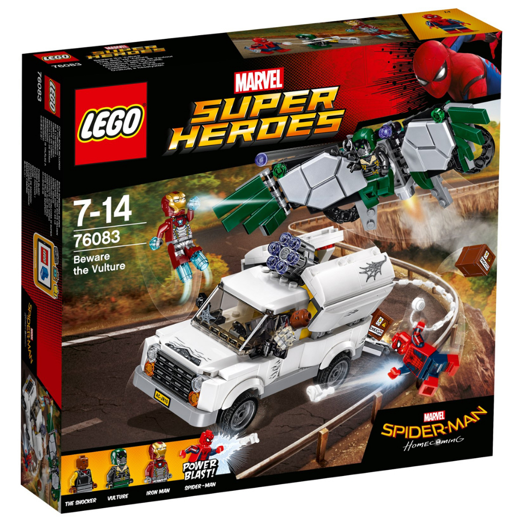 76083 : LEGO Marvel Super Heroes Spider-Man Homecoming Beware the Vulture (สินค้ากล่องไม่สวย)