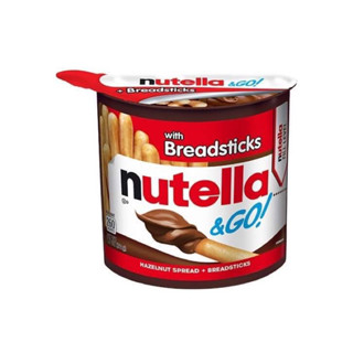 Nutella &amp; Go นูเทลล่า โกล์ ขนมปังแท่งจุมช๊อกโกแลต ขนาด 52 กรัม