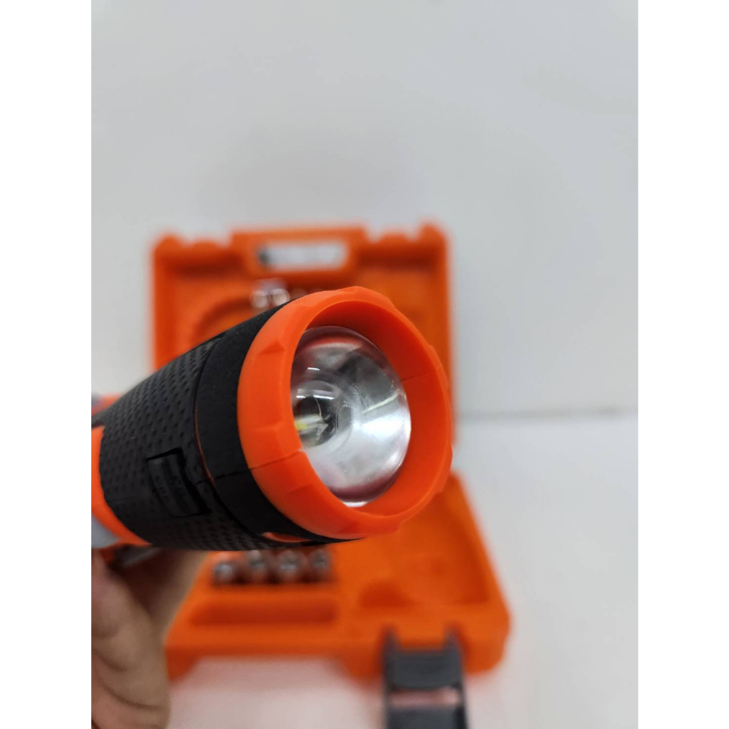 ไขควงไฟฟ้าไร้สาย พร้อมกล่องอุปกรณ์ 46ชิ้น 4.0v ขนาดหัว 1/4″ แรงบิดสูงสุด 20N.m ยี่ห้อ PUMPKIN รุ่น 50331 / J-4D15D1S45 ราคา ถูกที่สุด ดีลบีเคเค แกลเลอรีภาพที่ 9