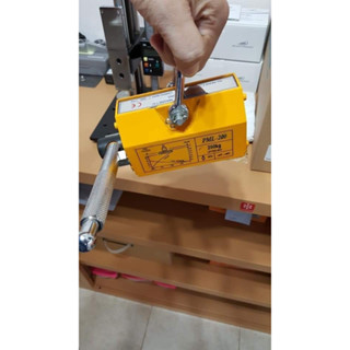 แม่เหล็กยกชิ้นงานแรงสูง,แม่เหล็กถาวรยกงาน,Permanent Lifting Magnet PLM-100 (100Kg)